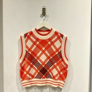 Pattern Knit Vest